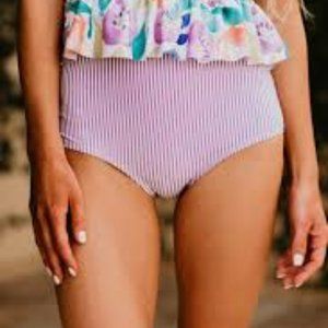 Pink Desert *Boutique* high rise bikini bottom